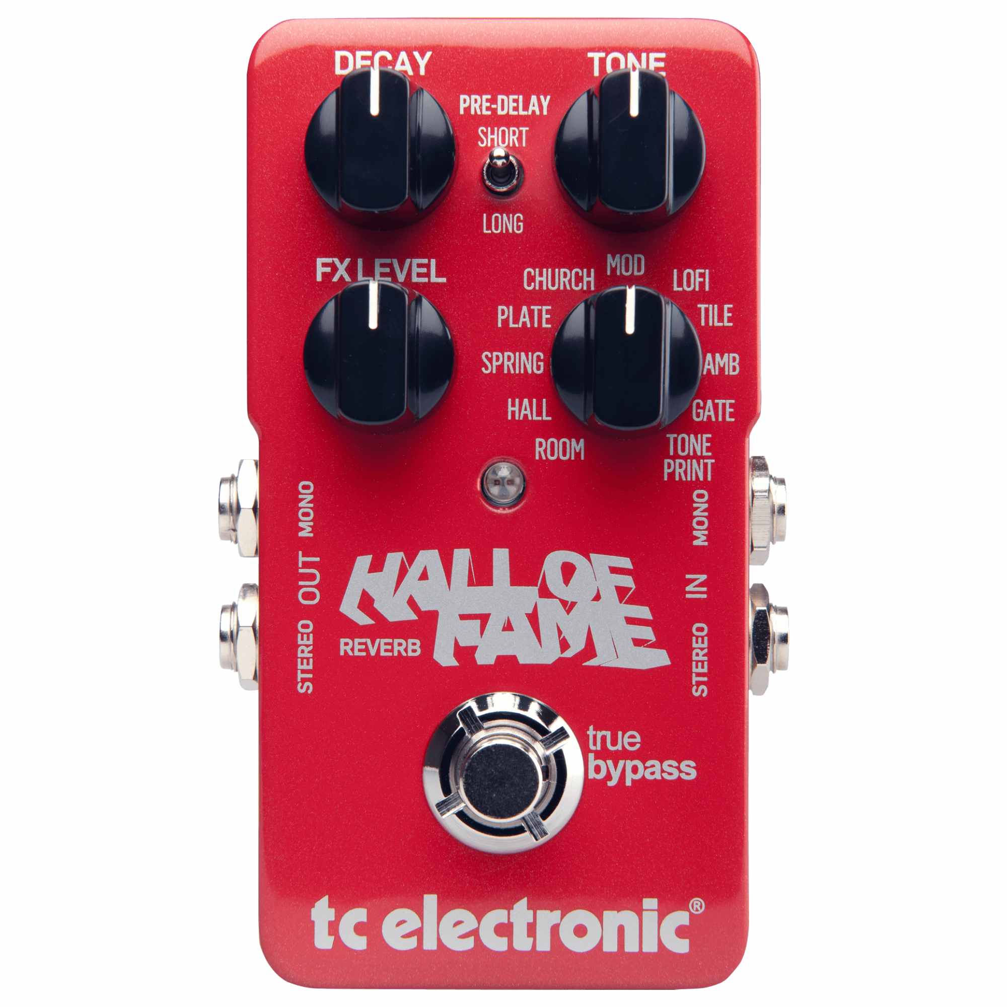 ギター tc electronic Flashback & Hall of Fame TC ELECTRONIC Hall Of Fame Reverb pedal de guitarra