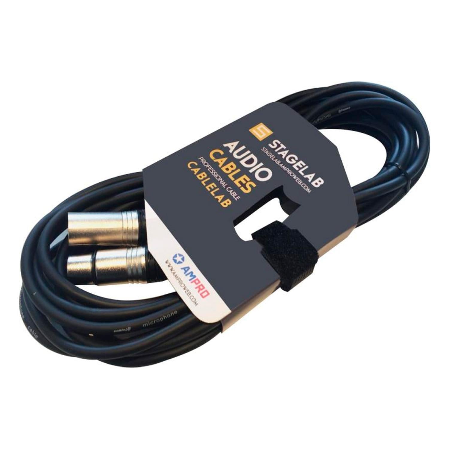 Pronomic Stage XFJ-20 Cavo Microfono XLR/Jack 20 M Nero Set Da 3 - Foto 2